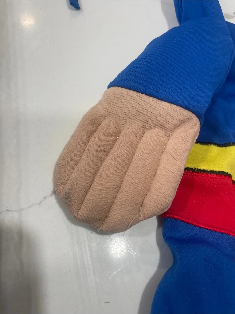 Superman pet Costume in Blue & Red for small dogs or cats